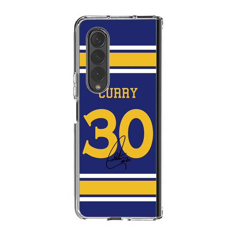 Warriors Stephen Curry Jersey Samsung Galaxy Z Fold3 Case