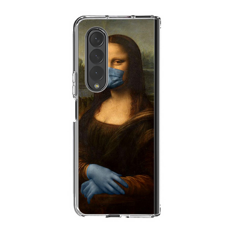 Monalisa Social Distance Samsung Galaxy Z Fold3 Case