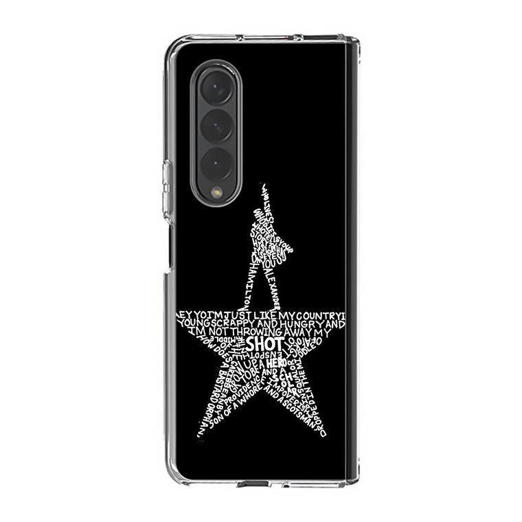 Musical Burn Hamilton Samsung Galaxy Z Fold3 Case