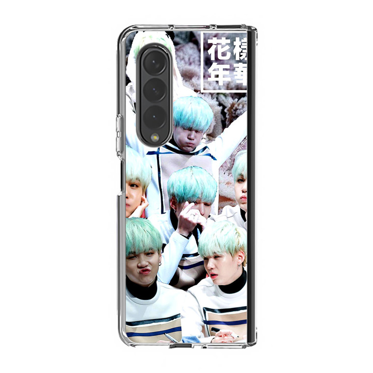 BTS Suga Collage Samsung Galaxy Z Fold3 Case