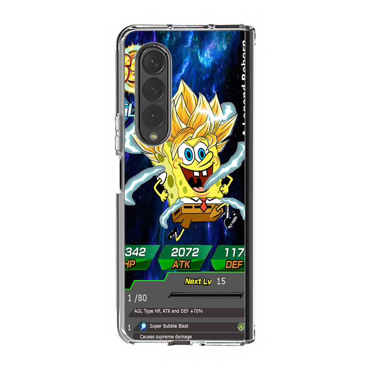 Super Saiyan Spongebob Samsung Galaxy Z Fold3 Case