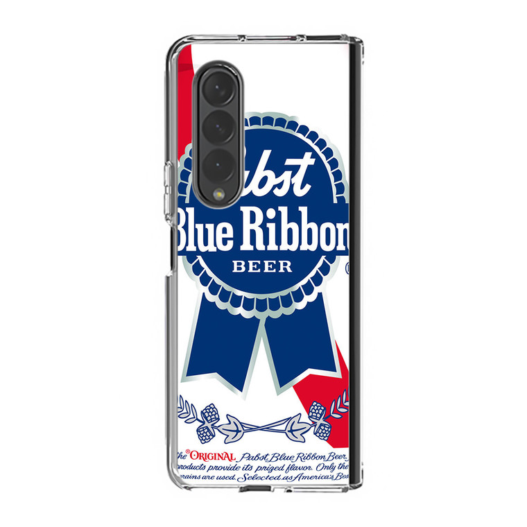 Pabst Blue Ribbon Beer Samsung Galaxy Z Fold3 Case