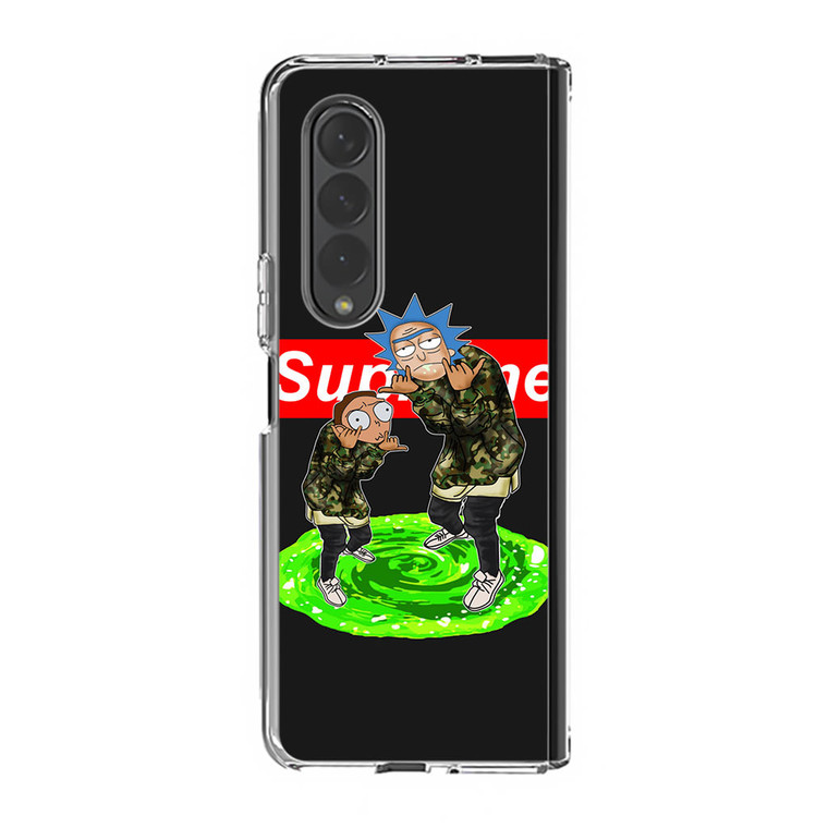 Rick and Morty Supreme Samsung Galaxy Z Fold3 Case