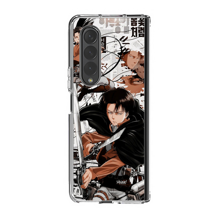 Attack on Titan Levi Ackerman Samsung Galaxy Z Fold3 Case