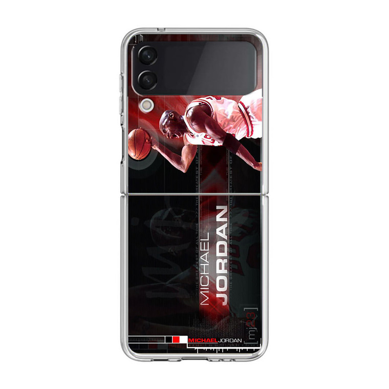 Michael Jordan NBA Legend Samsung Galaxy Z Flip3 Case