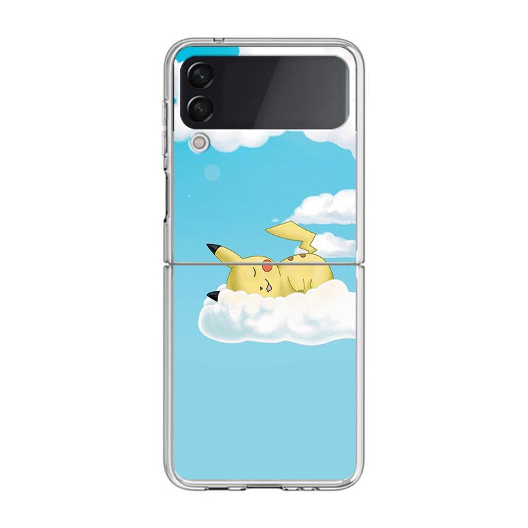 Sleeping Pikachu Samsung Galaxy Z Flip3 Case