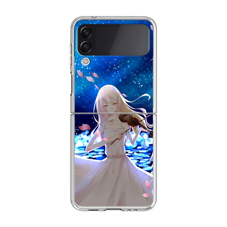 Kaori Miyazono Your Lie In April Samsung Galaxy Z Flip3 Case