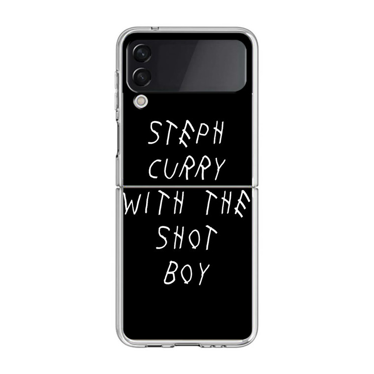 Stephen Curry Drake Shot Samsung Galaxy Z Flip3 Case