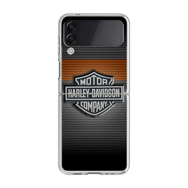 Motor Harley Davidson Company Logo Samsung Galaxy Z Flip3 Case