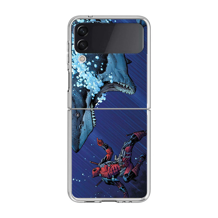 Deadpool Shark Samsung Galaxy Z Flip3 Case