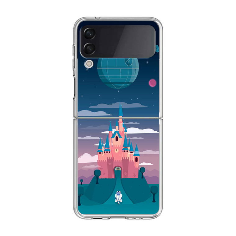 Disney Star Wars Castle Samsung Galaxy Z Flip3 Case