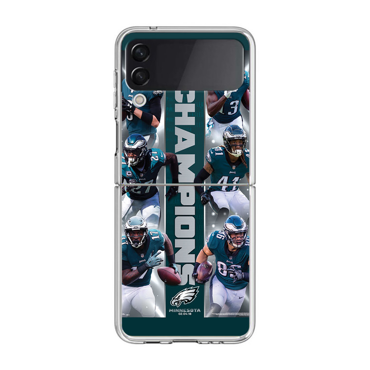 Philadelphia Eagles Super Bowl Samsung Galaxy Z Flip3 Case