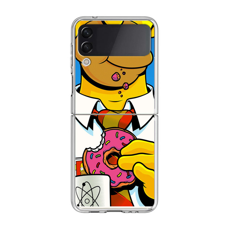 Homer Simpson Samsung Galaxy Z Flip3 Case