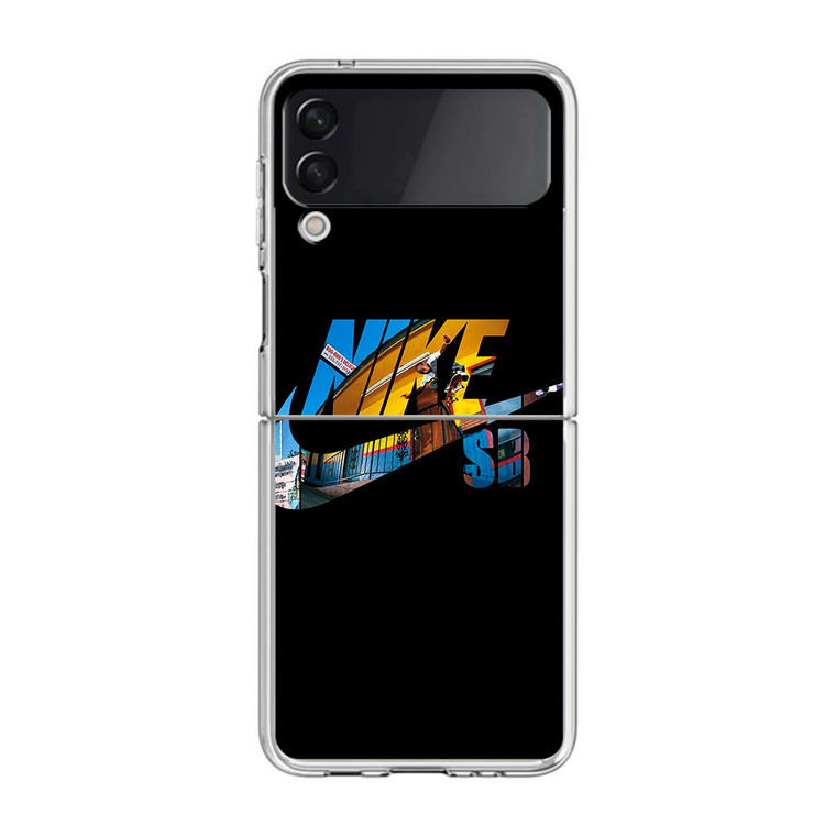 Nike Skateboard Samsung Galaxy Z Flip3 Case