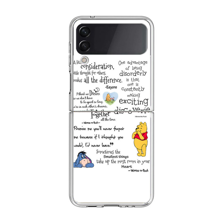 Winnie The Pooh Cute Samsung Galaxy Z Flip3 Case