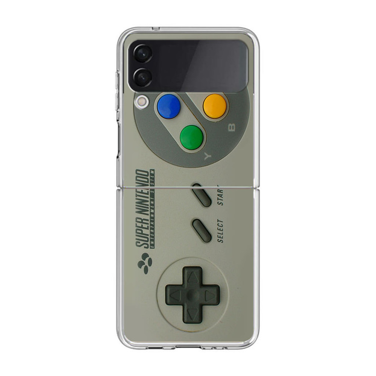 SNES Controller Samsung Galaxy Z Flip3 Case