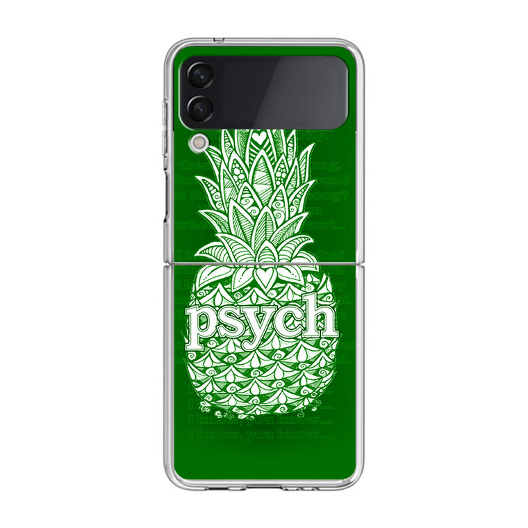 Psych Pineaple Samsung Galaxy Z Flip3 Case
