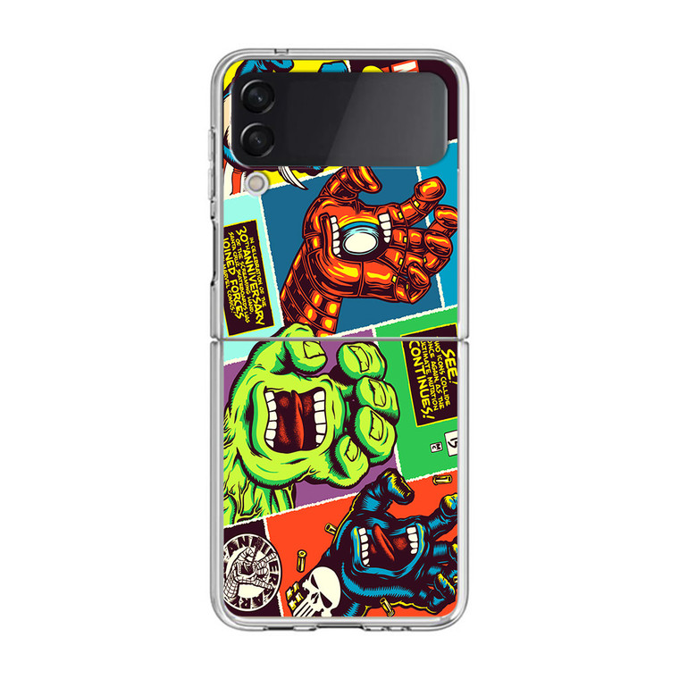 Santa Cruz X Marvel Comic Samsung Galaxy Z Flip3 Case