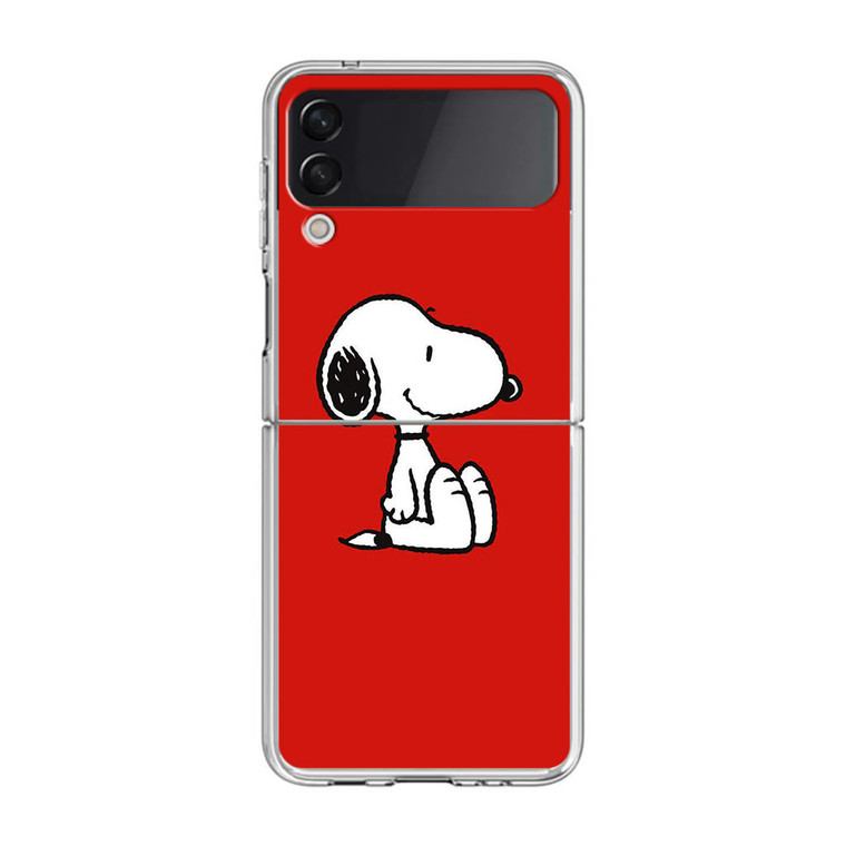Snoopy Red Samsung Galaxy Z Flip3 Case