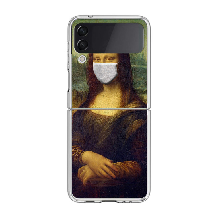 Monalisa Wear Mask Samsung Galaxy Z Flip3 Case