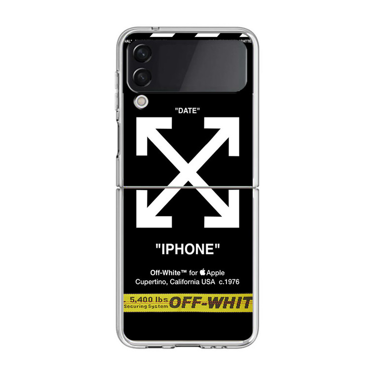 Off White X Apple Samsung Galaxy Z Flip3 Case