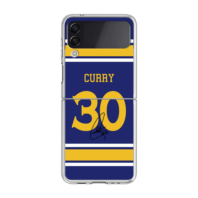 Warriors Stephen Curry Jersey Samsung Galaxy Z Flip3 Case