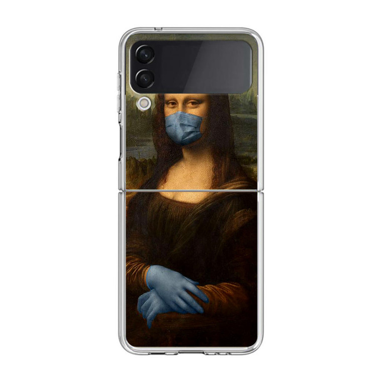 Monalisa Social Distance Samsung Galaxy Z Flip3 Case