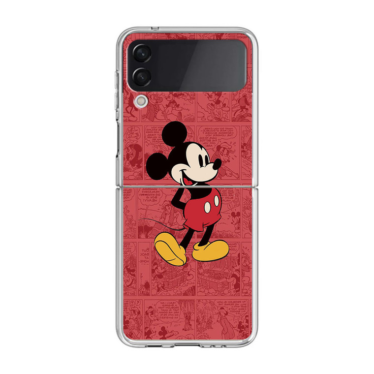 Mickey Mouse Black Samsung Galaxy Z Flip3 Case
