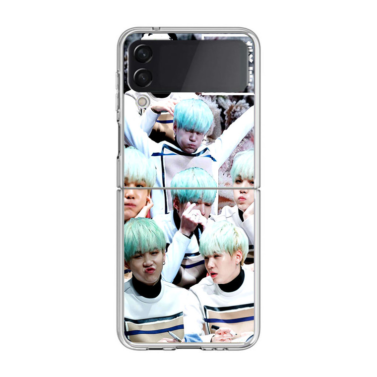 BTS Suga Collage Samsung Galaxy Z Flip3 Case