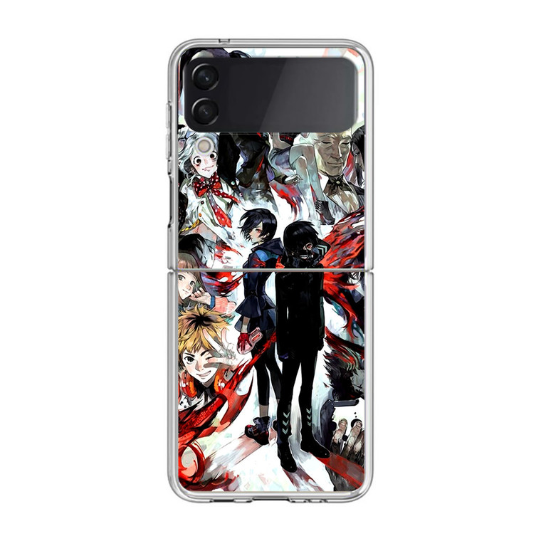 Tokyo Ghoul Water Paint Samsung Galaxy Z Flip3 Case