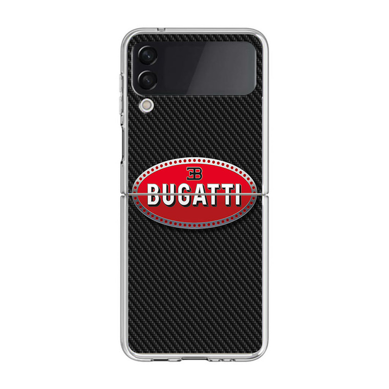 Bugatti Red Logo Samsung Galaxy Z Flip3 Case