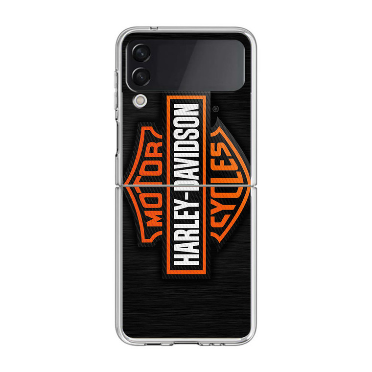 Motor Harley Davidson Logo Samsung Galaxy Z Flip3 Case