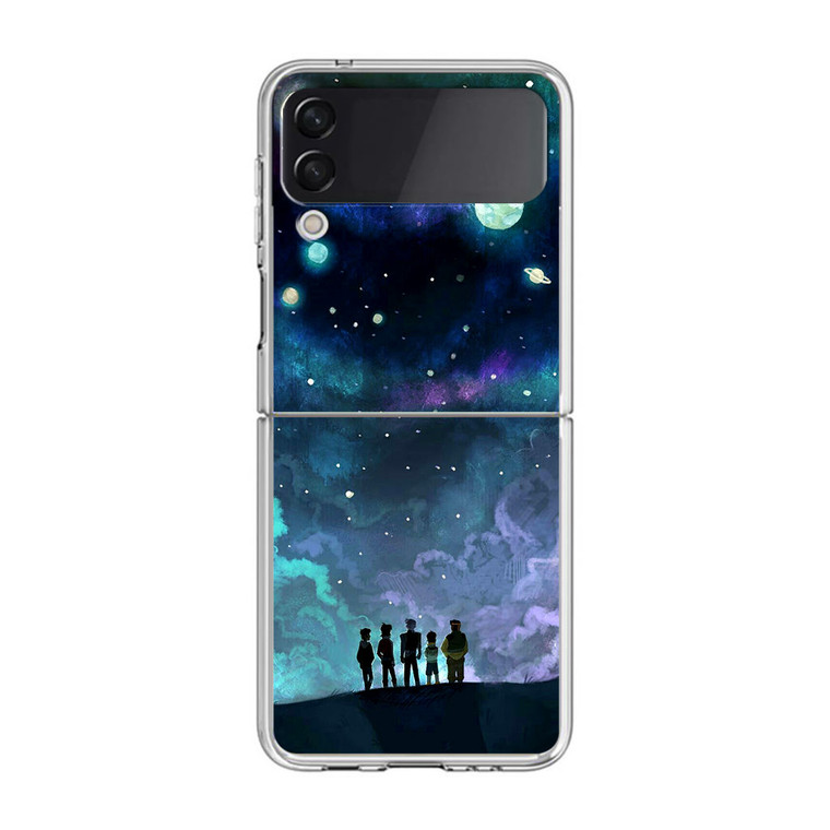 Voltron in Space Nebula Samsung Galaxy Z Flip3 Case