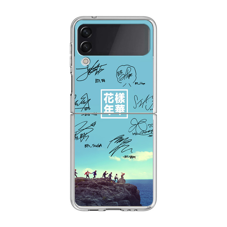 BTS Signature1 Samsung Galaxy Z Flip3 Case