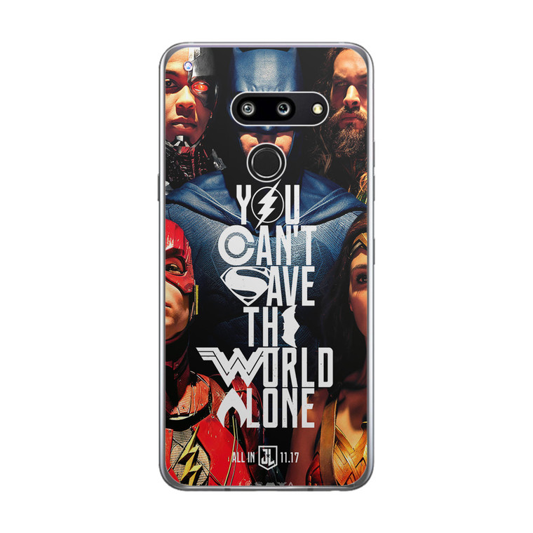 Justice League Quotes LG G8 ThinQ Case