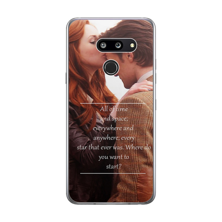 Doctor Who Matt Smith and Amy Pond LG G8 ThinQ Case