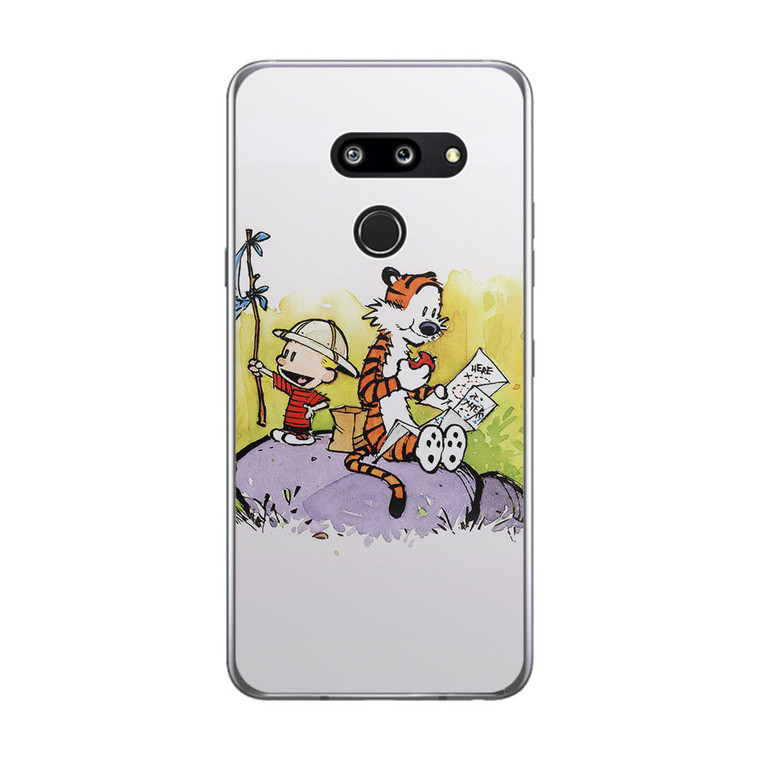 Calvin And Hobbes Travel LG G8 ThinQ Case