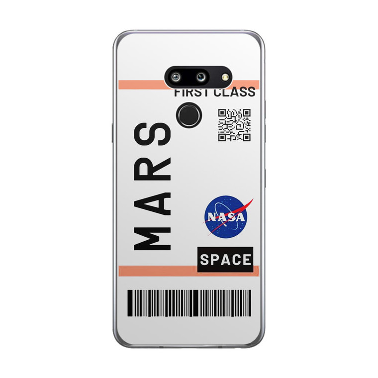 Mars Planet First Class Ticket LG G8 ThinQ Case