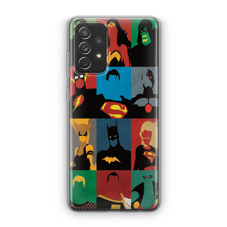 DC Comic All Heroes Samsung Galaxy A23 5G Case