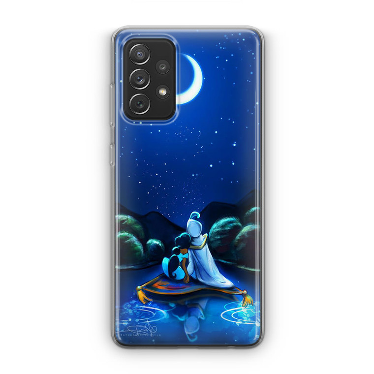 Aladdin and Jasmine Boating night Samsung Galaxy A23 5G Case