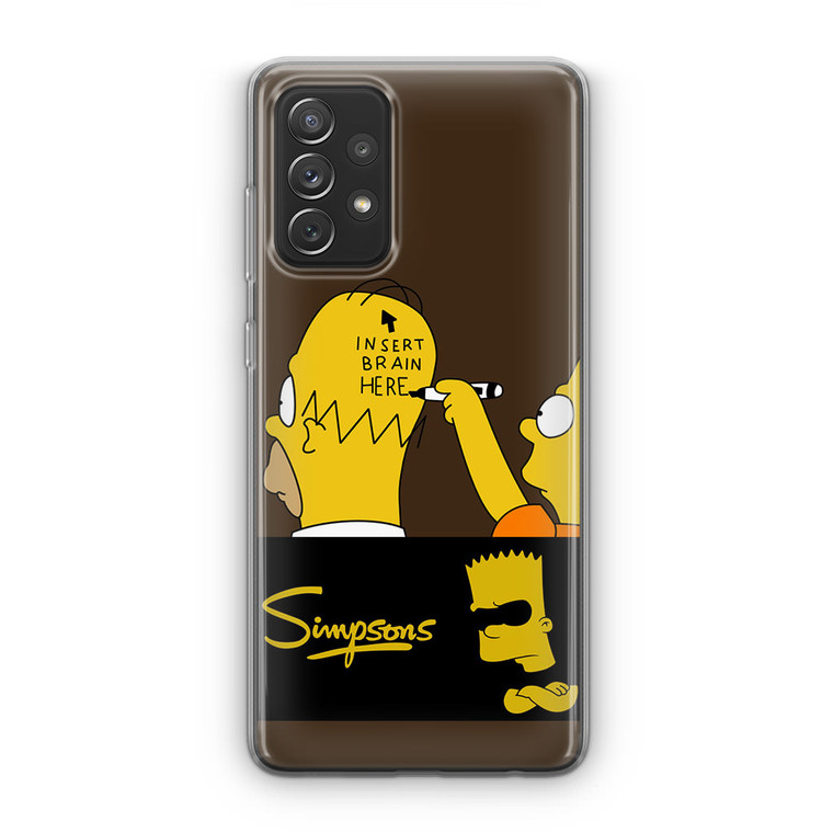 Simpsons Naughty Bart Samsung Galaxy A23 5G Case