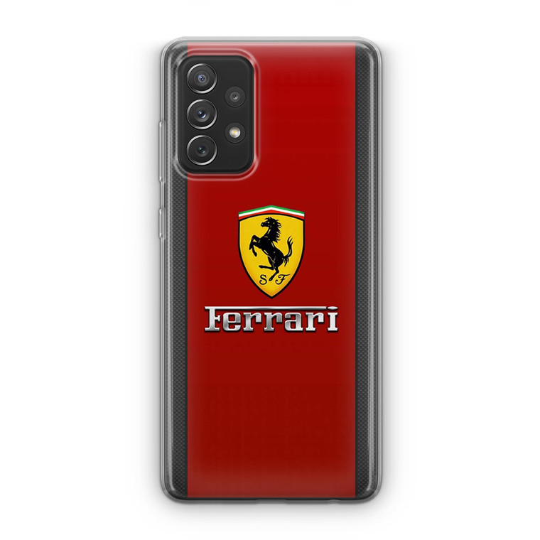 Ferrari Logo Red Carbon Samsung Galaxy A23 5G Case