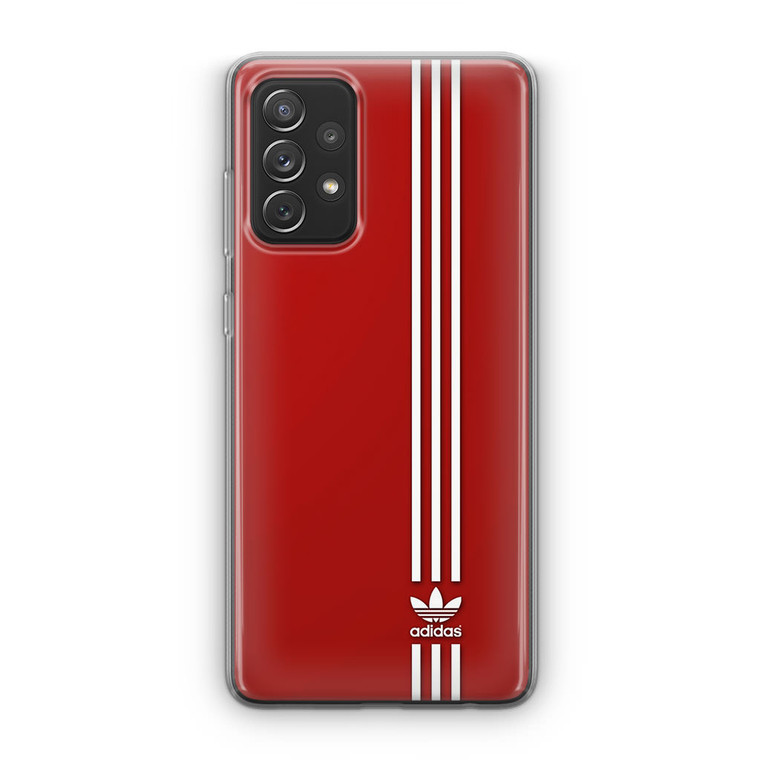 Brand Adidas Red White Sport Samsung Galaxy A23 5G Case