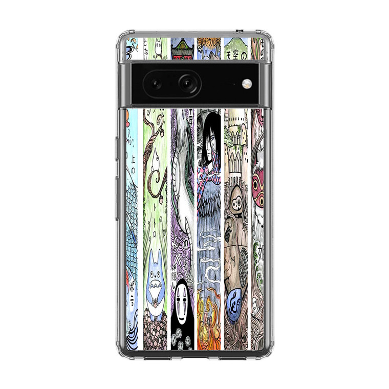 Studio Ghibli Bookmarks Google Pixel 7 Case