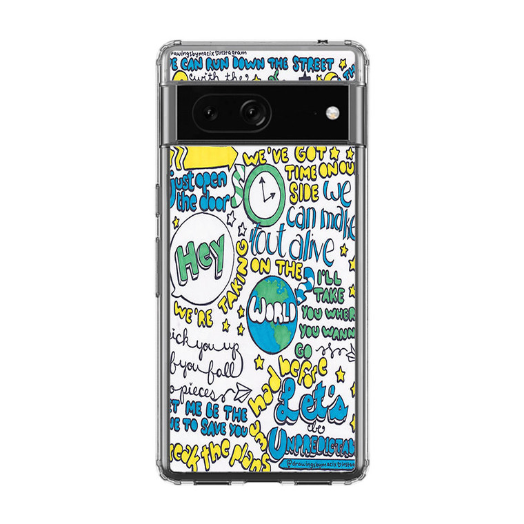 5Sos Unpredictable Lyric Google Pixel 7 Case