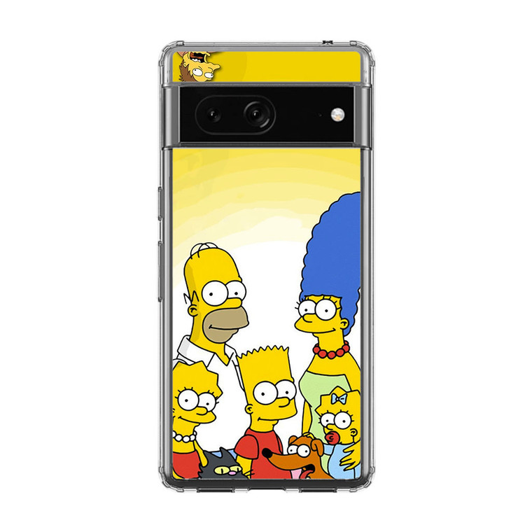 Simpsons Family Google Pixel 7 Case