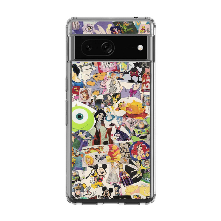 Disney Collage Art Google Pixel 7 Case