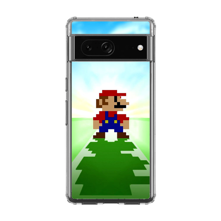 Super Mario Bros Minecraft Google Pixel 7 Case