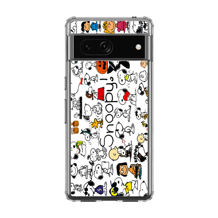 Snoopy Collage Google Pixel 7 Case