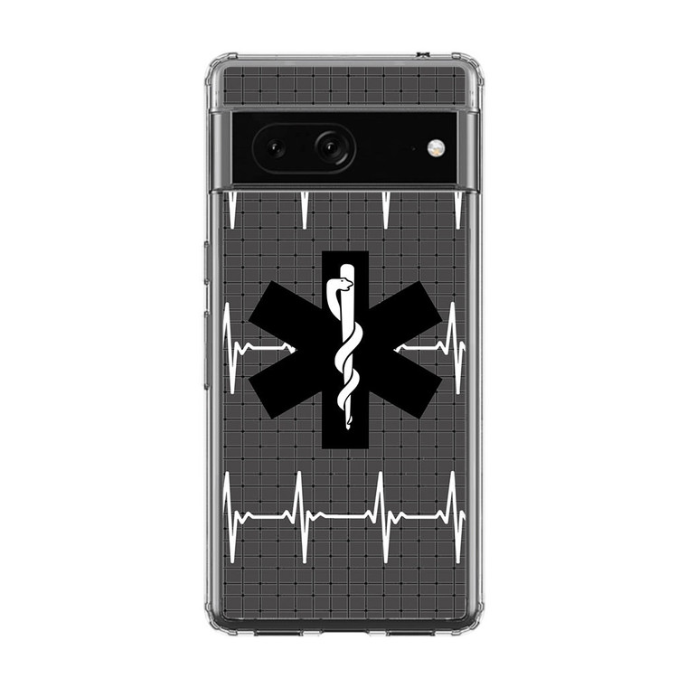 EMT EMS MEDICAL ICON BLACK Google Pixel 7 Case